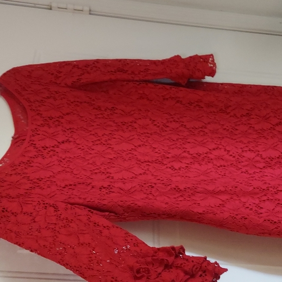 J Howard Dresses & Skirts - SALE‼️ Ruffle sleeve dress 10P